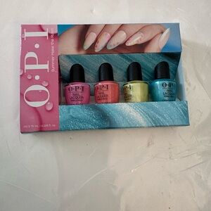 OPI Summer Wave Nail Lacquer Set - Coral, Fuchsia, Lemon, Aqua